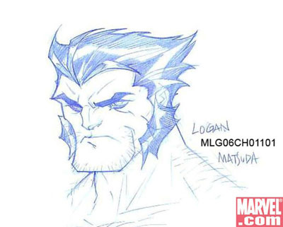 Hulk vs. Wolverine sketch