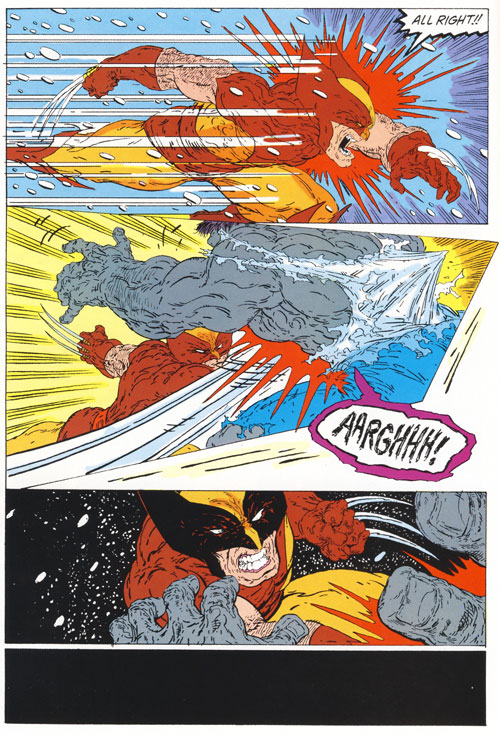 Wolverine Covers: Daredevil #249 panel