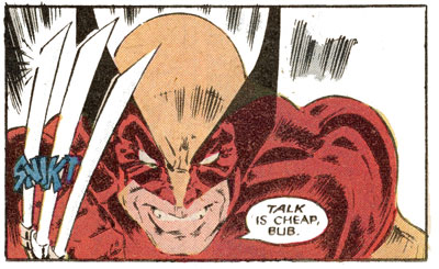 Wolverine Covers: Uncanny X-Men #212 panel