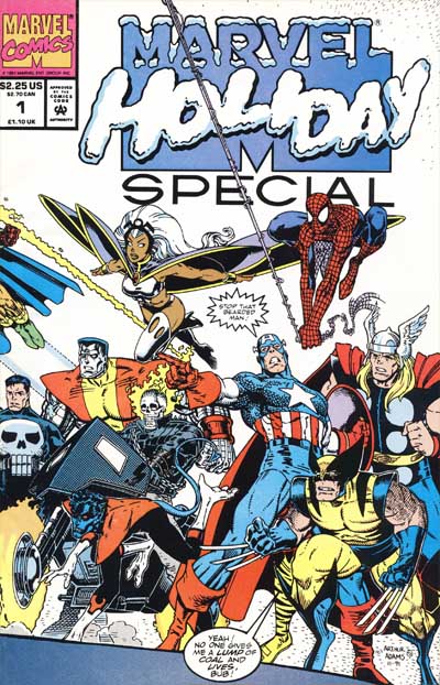 Wolverine Covers: Marvel Holiday Special 1991
