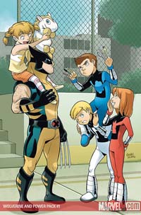 Wolverine and Power Pack #1 cover