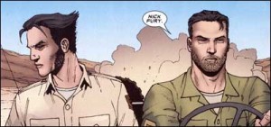 Logan and Nick Fury in World War II